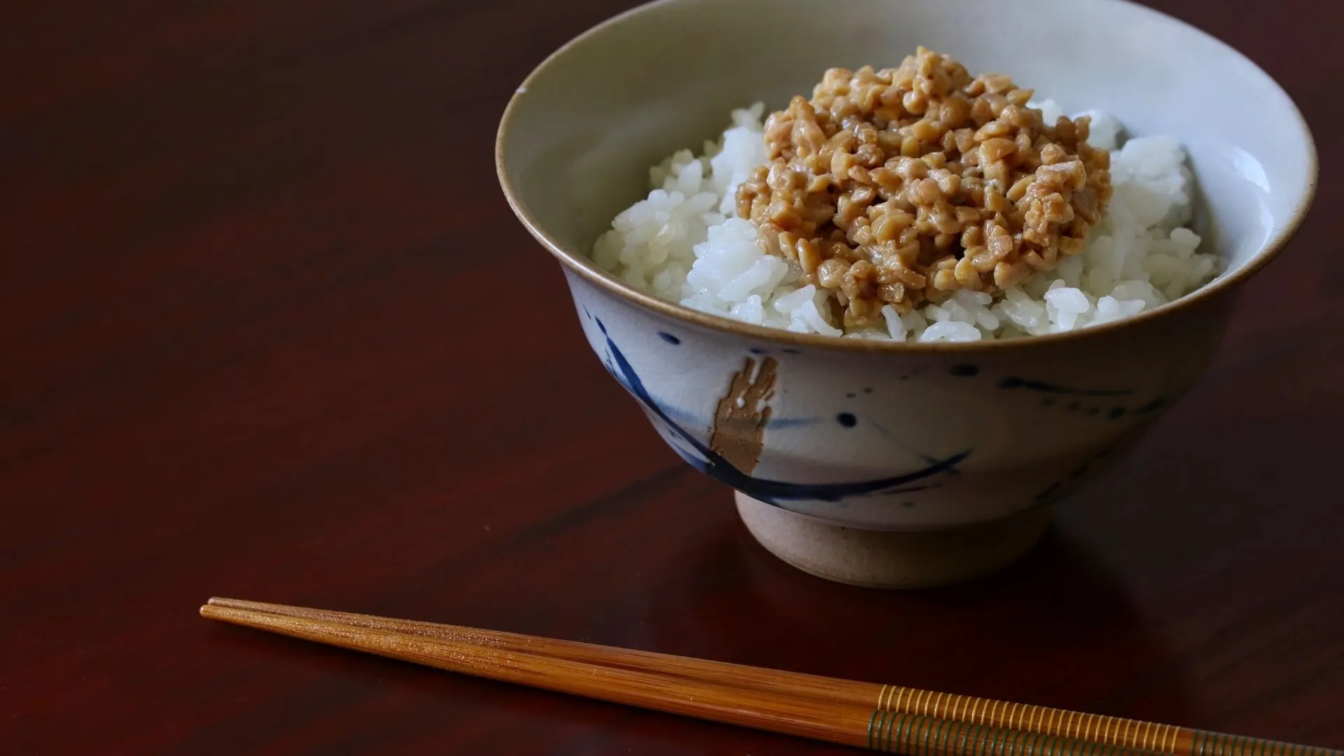 ひきわり納豆ごはん